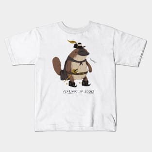 platypus in boots Kids T-Shirt